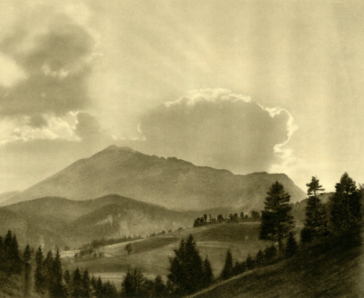 Ötscher ، النمسا السفلى ، c1935. بواسطة غير معروف