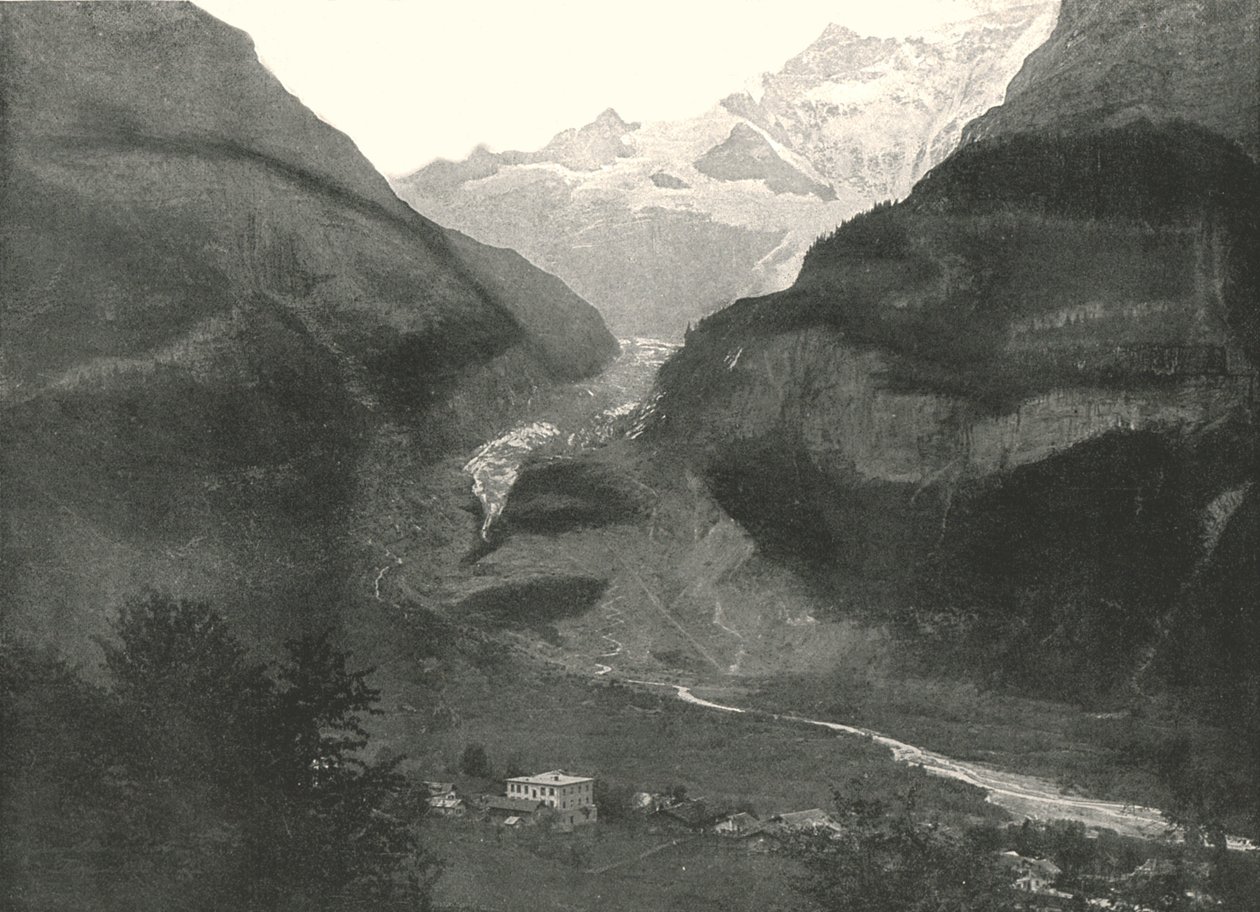 الوادي ، Grindenwald ، سويسرا ، 1895. بواسطة غير معروف
