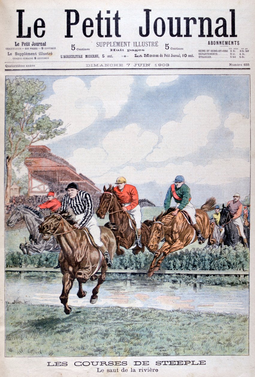 القفزة المائية في سباق الحواجز ، أوتيل ، 1903 بواسطة غير معروف