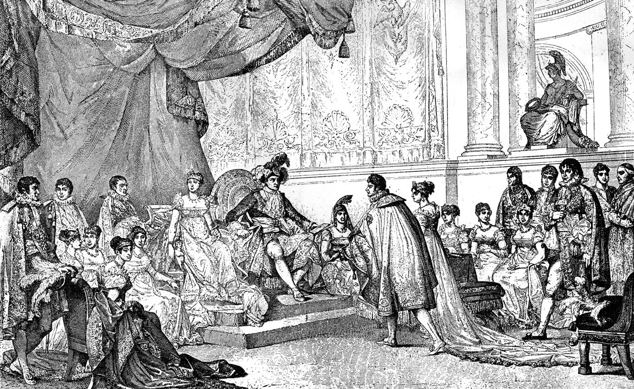 حفل زفاف جيروم بونابرت ، 22 أغسطس 1807 1882-1884 بواسطة غير معروف