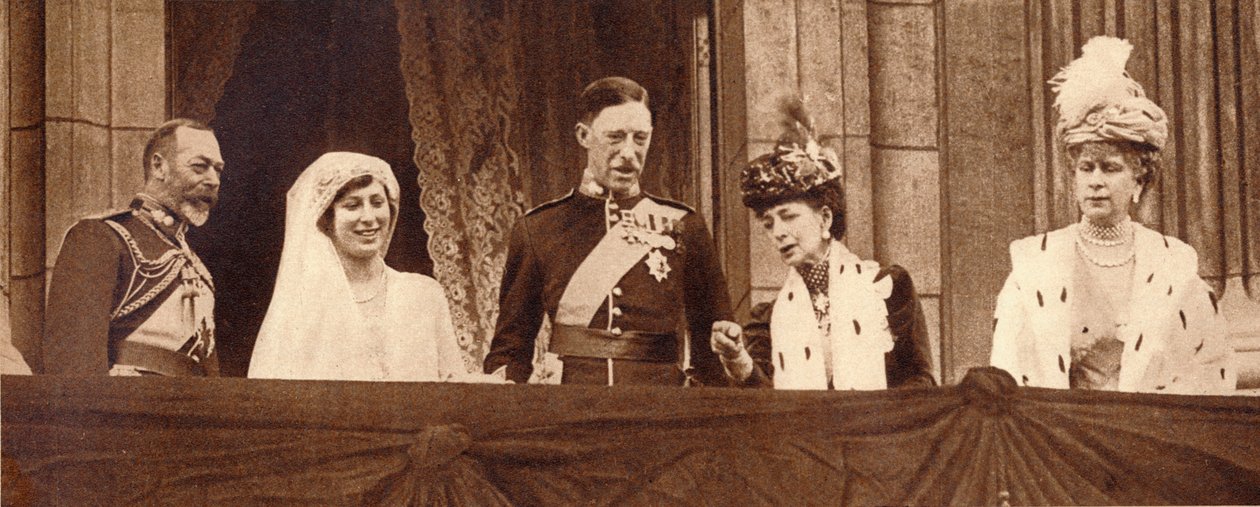 زفاف الأميرة ماري وفيكونت لاسيليس ، 28 فبراير 1922 1935. بواسطة غير معروف