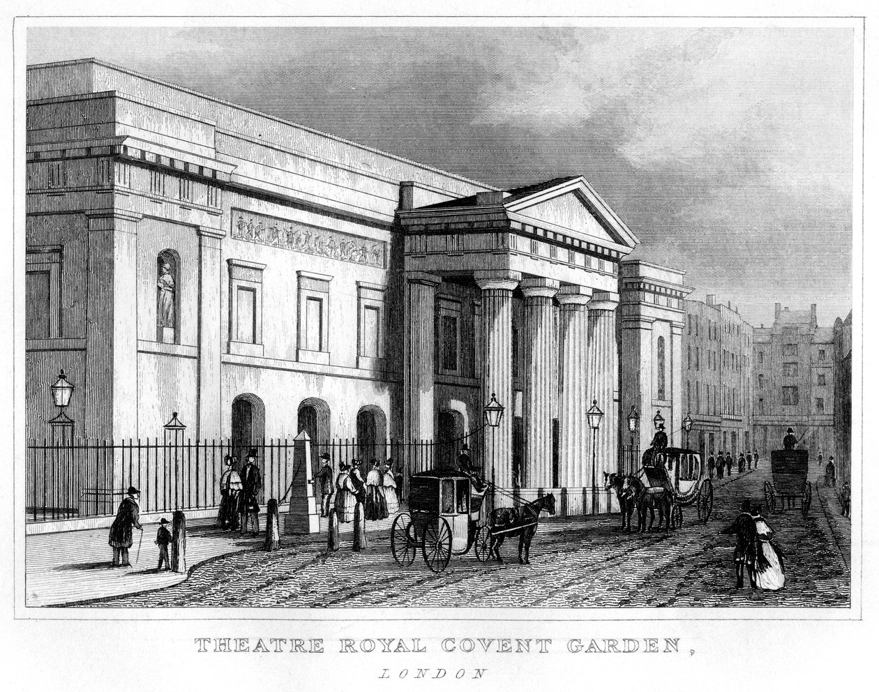 مسرح Royal Covent Garden ، وستمنستر ، لندن ، القرن التاسع عشر بواسطة غير معروف