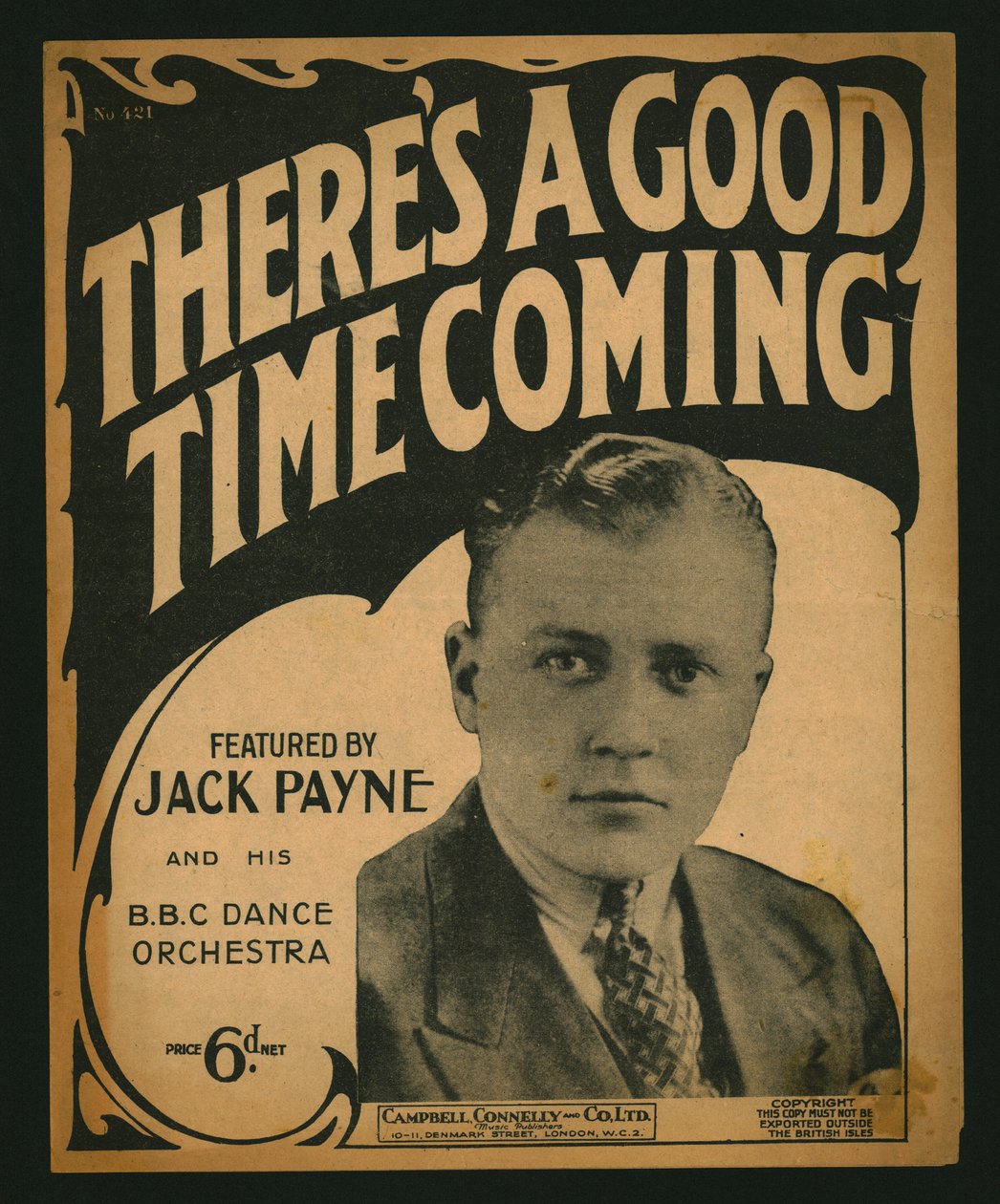 Theres a Good Time Coming، النوتة الموسيقية ، 1930. بواسطة غير معروف
