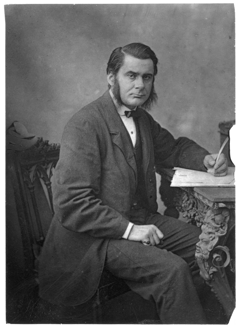 توماس هنري هكسلي ، عالم الأحياء البريطاني ، 1866 بواسطة غير معروف