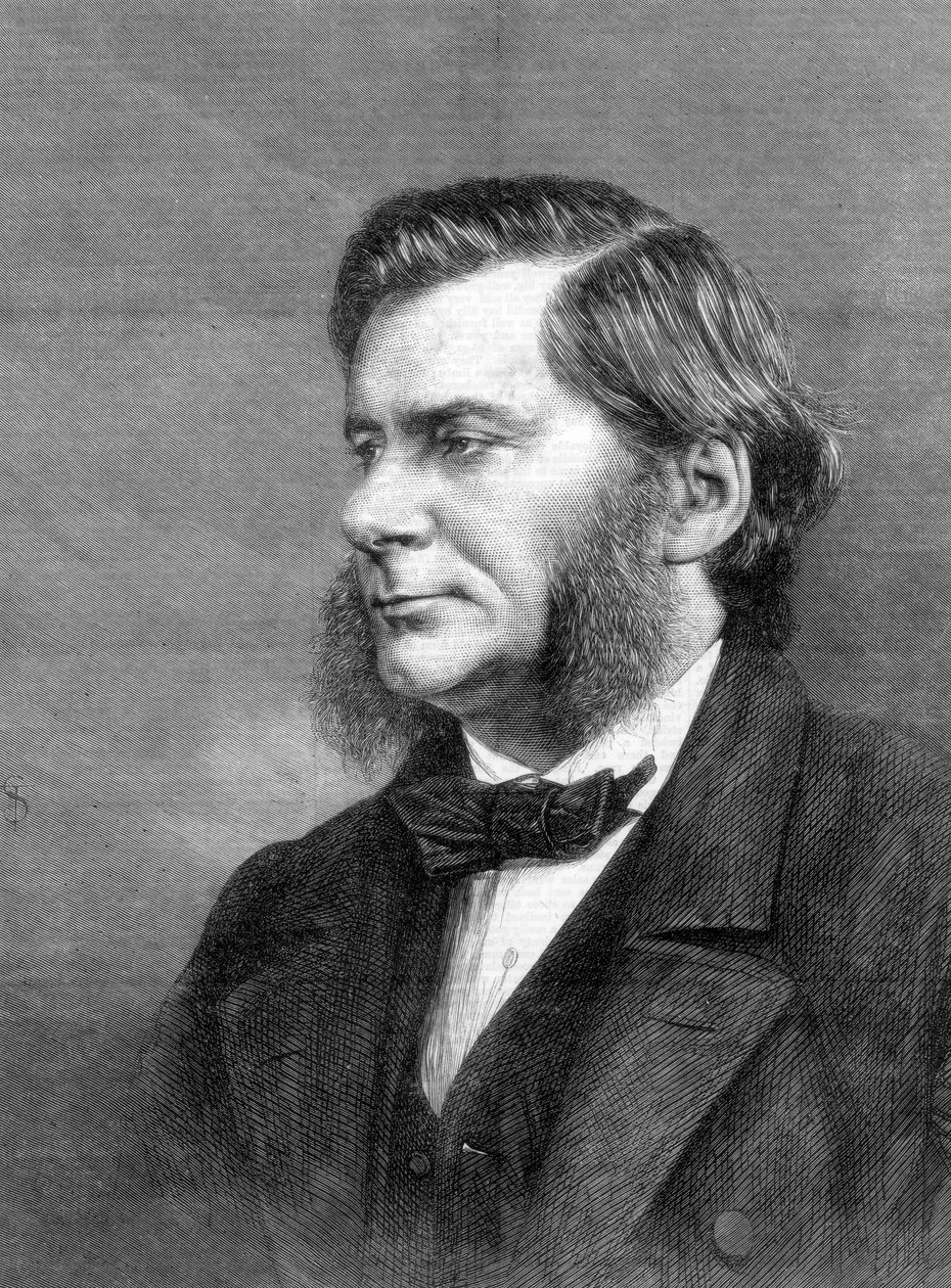 توماس هنري هكسلي ، عالم الأحياء البريطاني ، 1871 بواسطة غير معروف