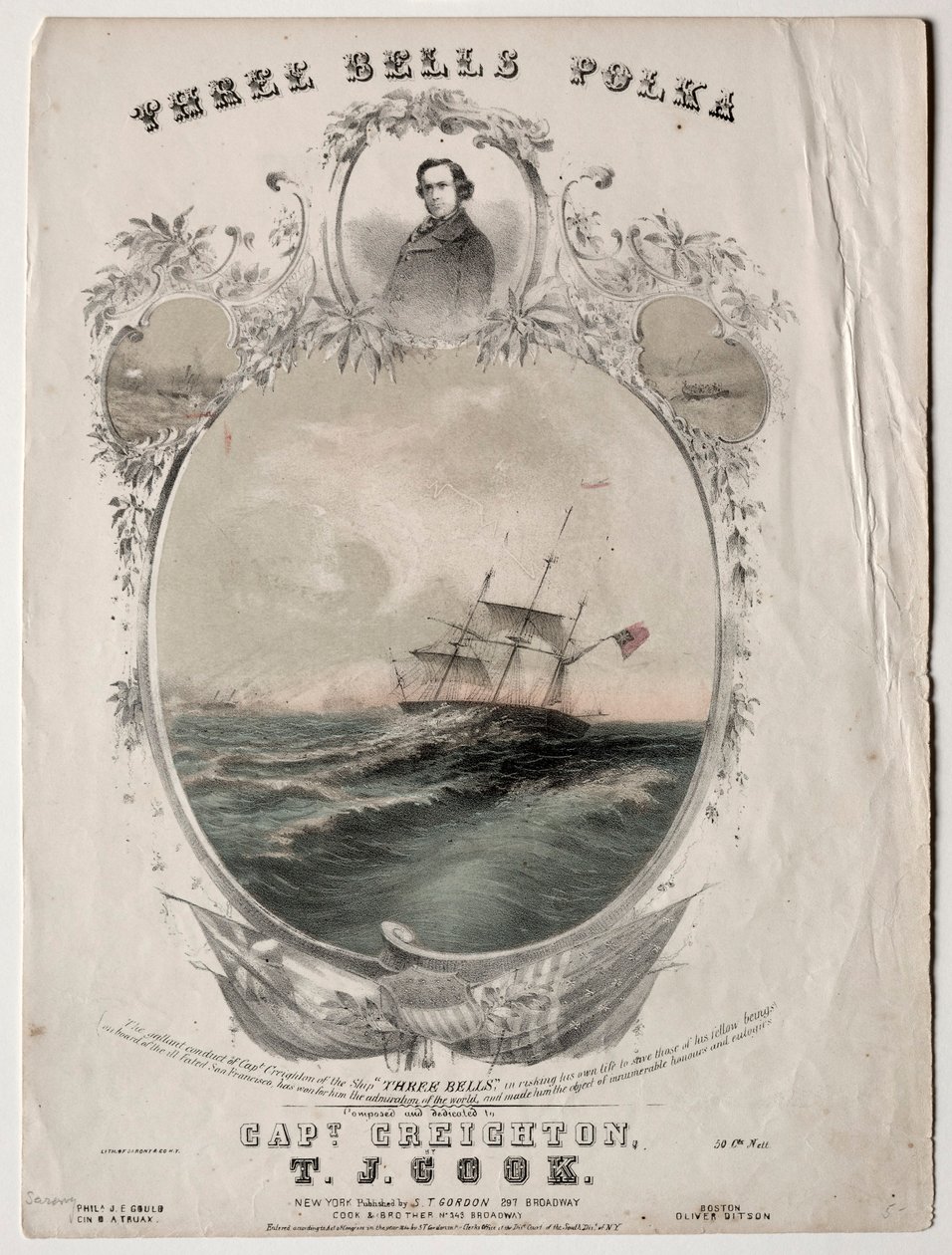 ثلاثة أجراس بولكا ، 1854. بواسطة غير معروف