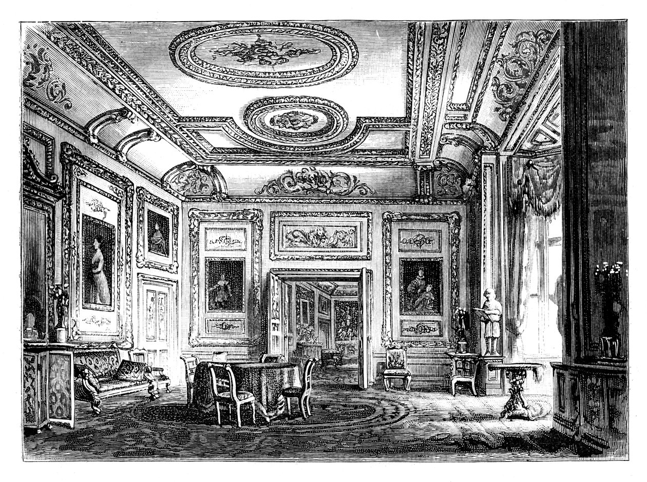 Thw White Drawing Room ، قلعة وندسور ، c1888 بواسطة غير معروف