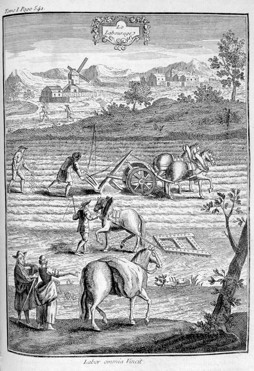 حراثة الأرض 1775 بواسطة غير معروف