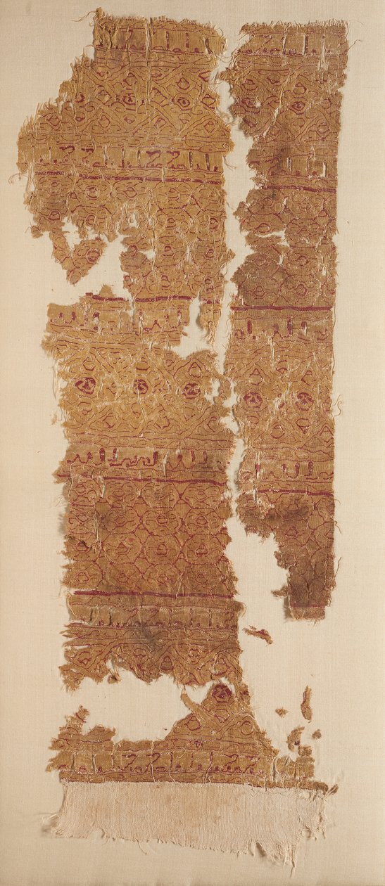Tiraz مع عصابات Guilloche الكثيفة ، 1100s. بواسطة غير معروف