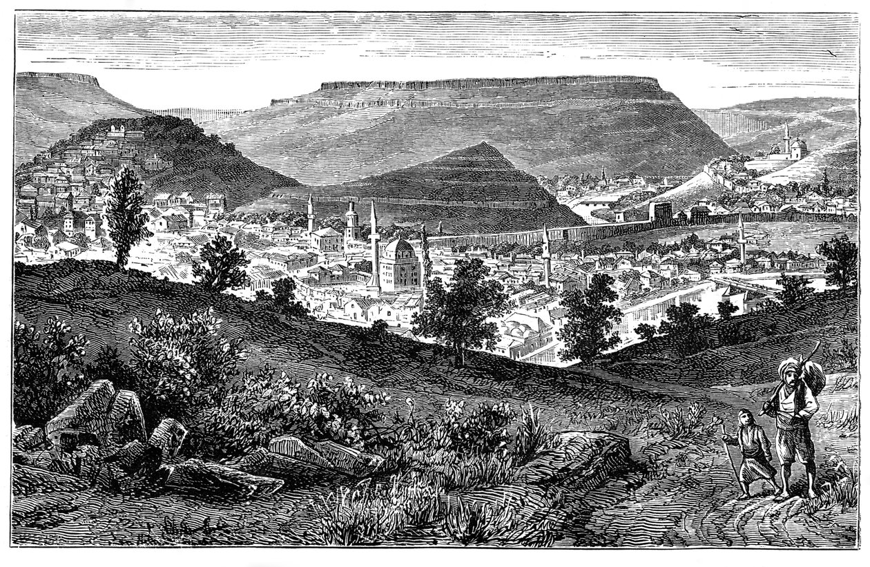ترنوفا ، العاصمة القديمة لبلغاريا ، c1890 بواسطة غير معروف