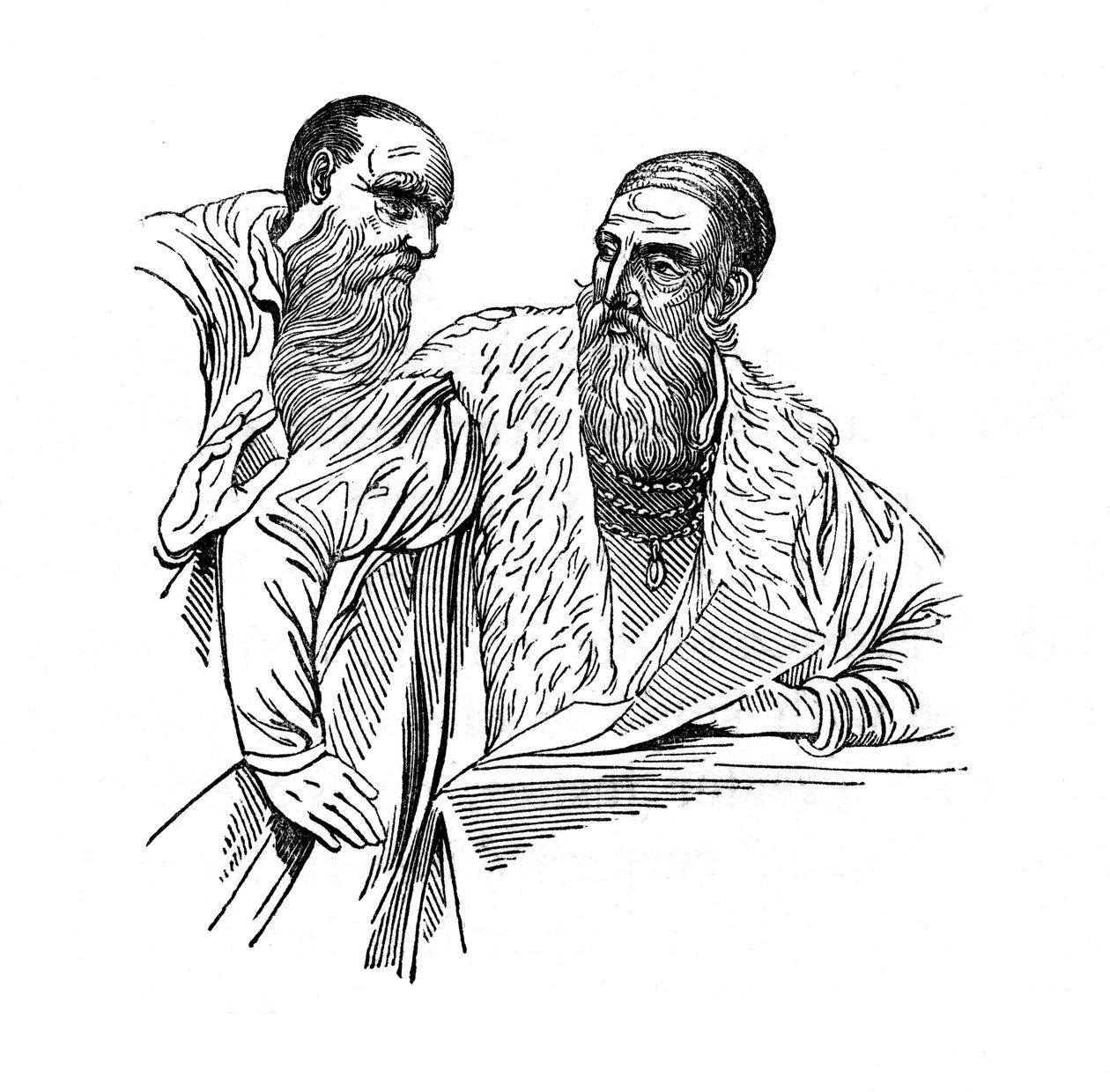 تيتيان 1487-1576 وفرانسيسكو دي موزايكو ، القرن السادس عشر 1883 بواسطة غير معروف