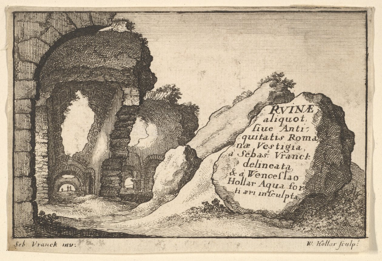 العنوان: آثار رومانية ، كاليفورنيا. 1650. بواسطة غير معروف