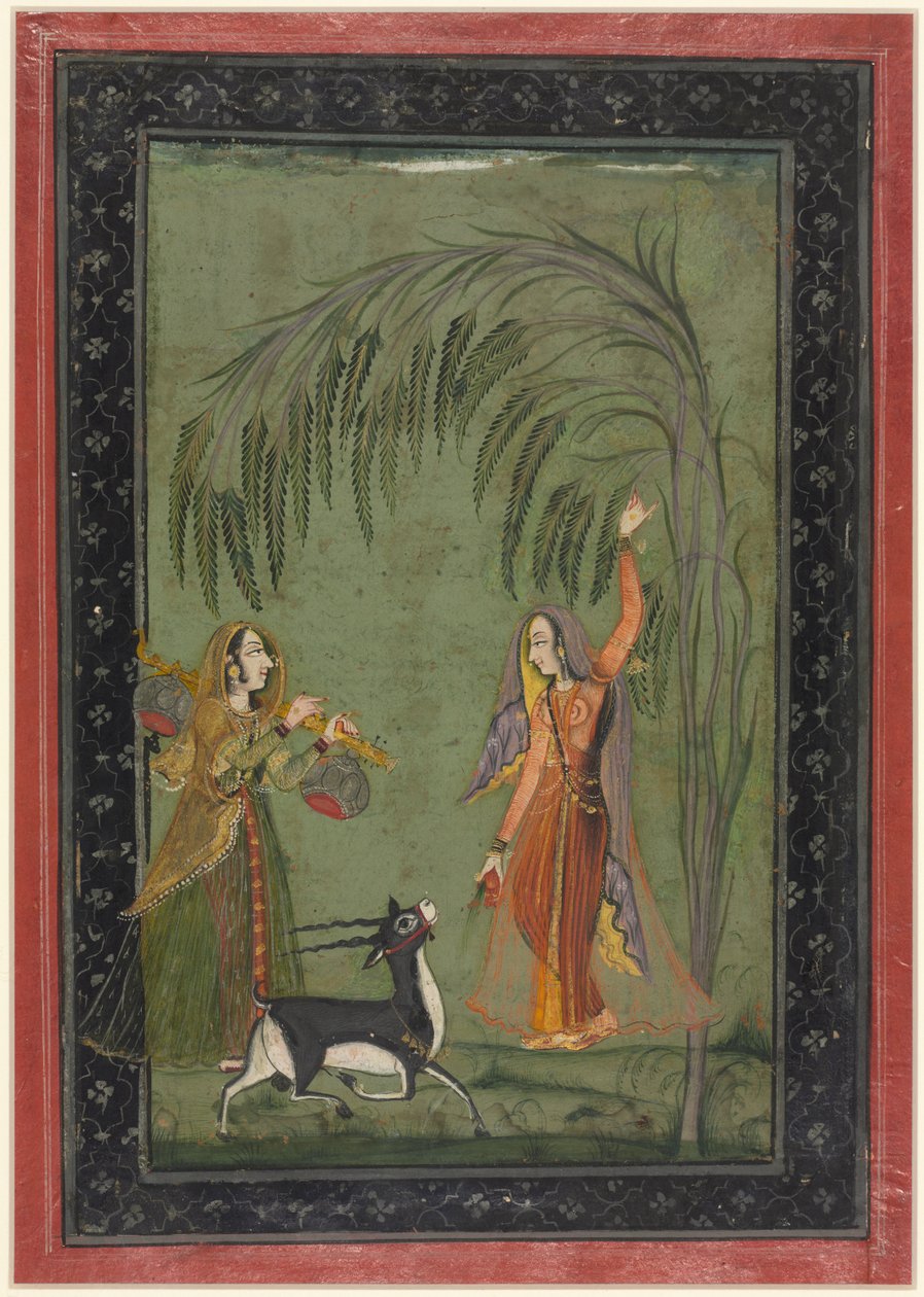 تودي راجيني ، من سلسلة Ragamala ، ج. 1750–1775. بواسطة غير معروف