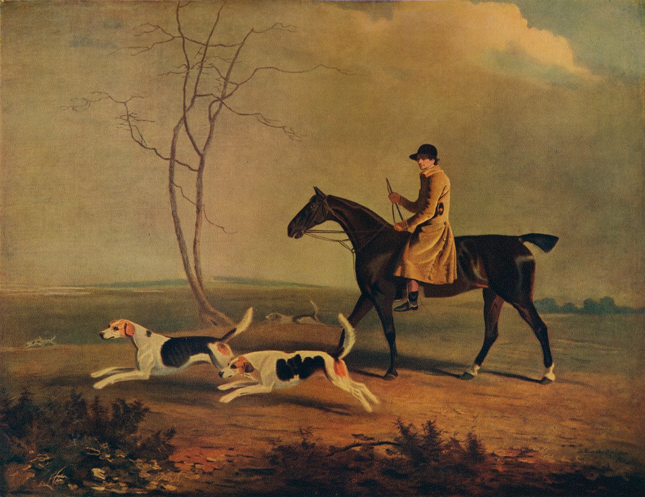 توم أولداكر ، Huntsman of the Berkley Hounds ، في Pickle ، مع كلاب الصيد ، 1800 ، 1929 بواسطة غير معروف