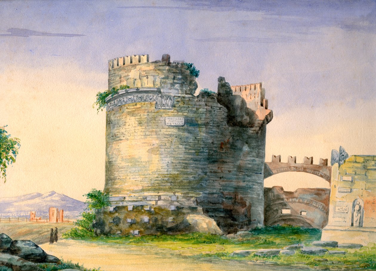 مقبرة Caecilia Metella ، روما ، إيطاليا بواسطة غير معروف
