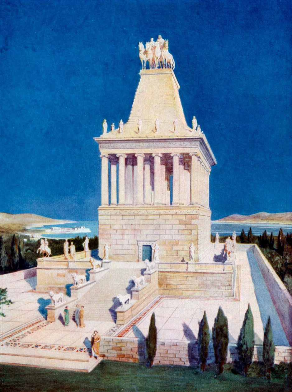 مقبرة Mausolus في هاليكارناسوس ، 1933-1934 بواسطة غير معروف