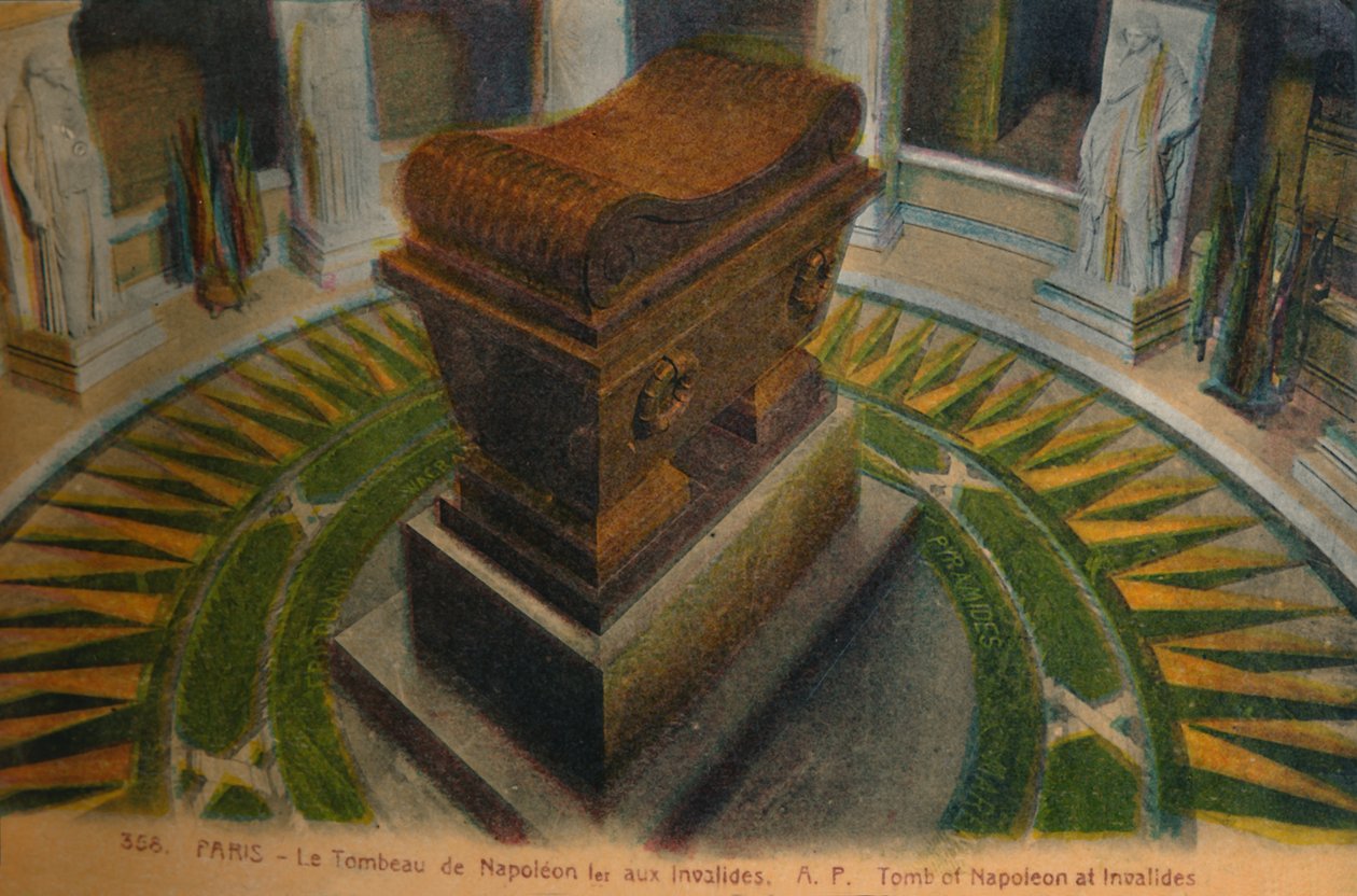 قبر نابليون في Les Invalides ، باريس ، c1920 بواسطة غير معروف