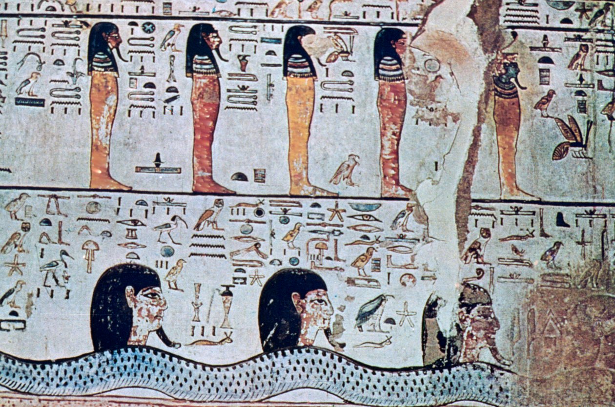 مقبرة سيثي الأول ، وادي الملوك ، مصر ، القرن الثالث عشر قبل الميلاد بواسطة غير معروف