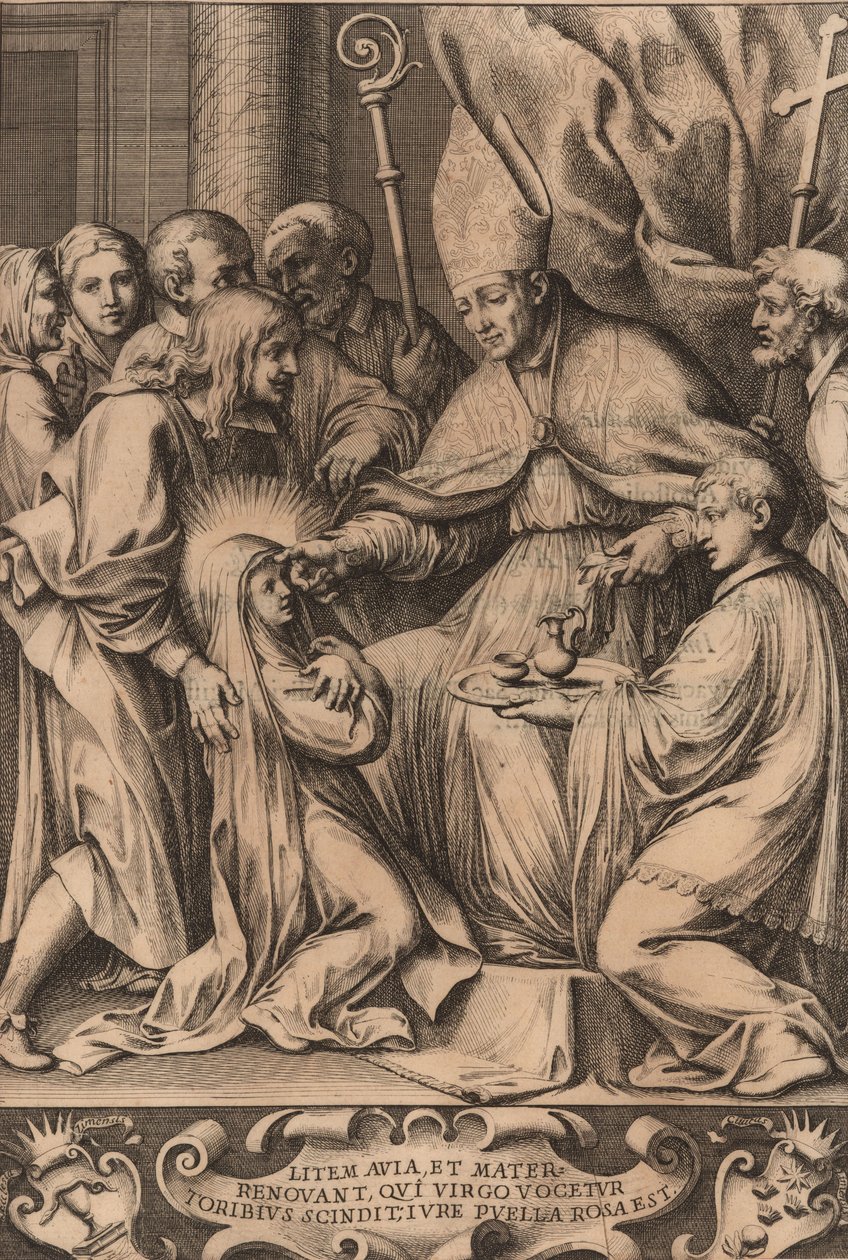 يؤكد توريبيو ألفونسو موغروفجو تأكيد روز ليما ، 1670. بواسطة غير معروف