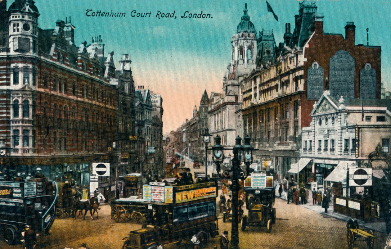 طريق توتنهام كورت ، لندن ، 1915 ، c1900-1930 بواسطة غير معروف