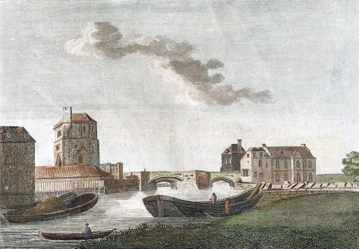 برج الفرنسيسكان فريري ، أكسفورد ، 1788 بواسطة غير معروف