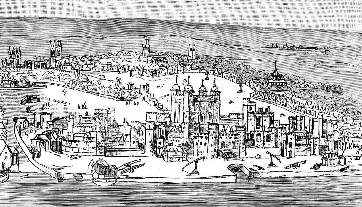 برج لندن ، c1543 ، 1893 بواسطة غير معروف
