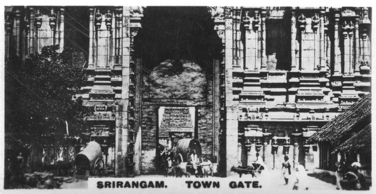 بوابة المدينة ، Srirangam ، الهند ، c1925 بواسطة غير معروف