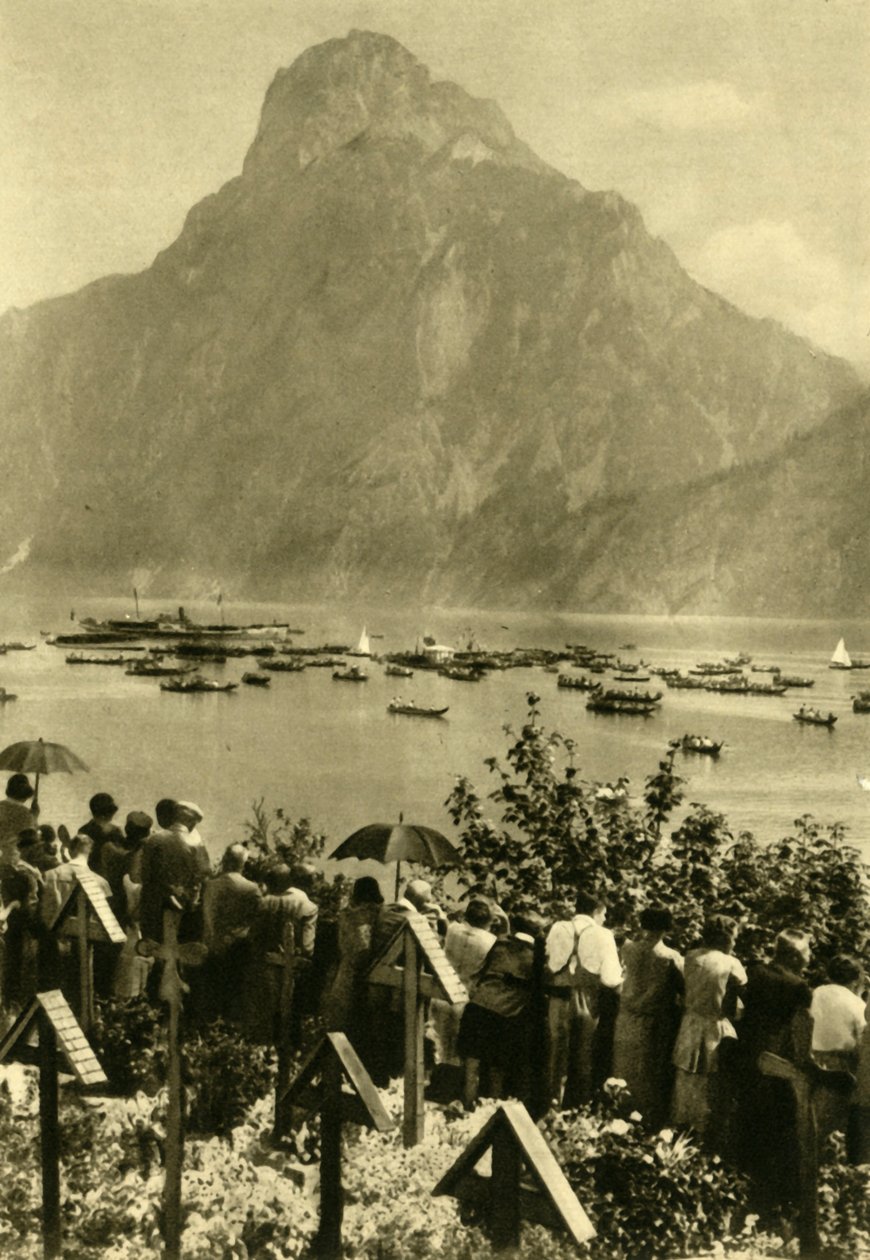 Traunstein and Traunsee ، النمسا العليا ، c1935. بواسطة غير معروف