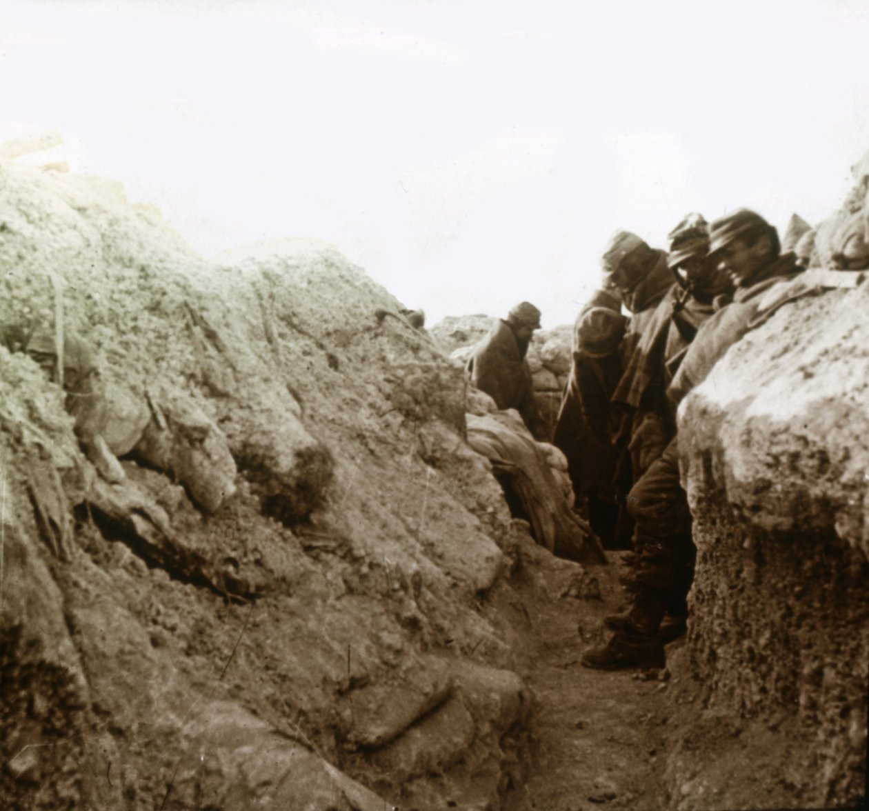 الخنادق ، الشمبانيا ، شمال فرنسا ، c1914-c1918 بواسطة غير معروف