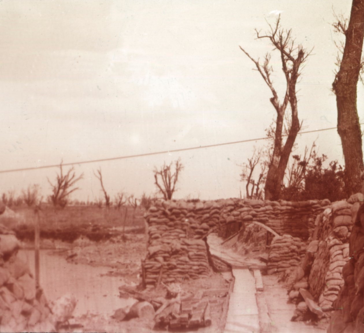الخنادق ، Diksmuide ، بلجيكا ، c1914-c1918 بواسطة غير معروف