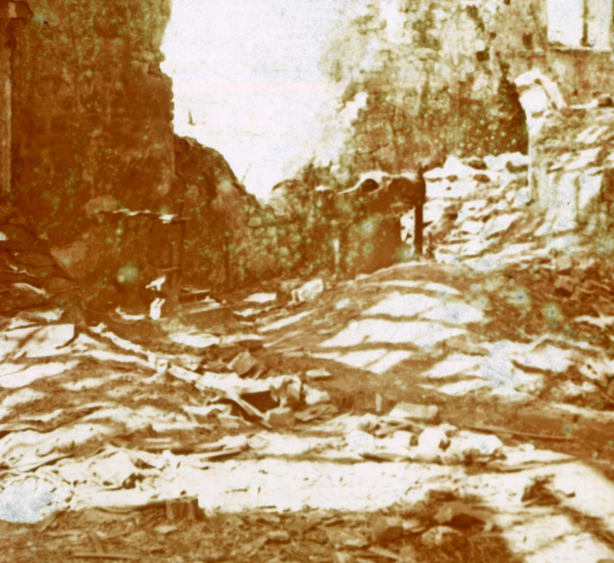 الخنادق ، Pervijze ، فلاندرز ، بلجيكا ، c1914-c1918 بواسطة غير معروف