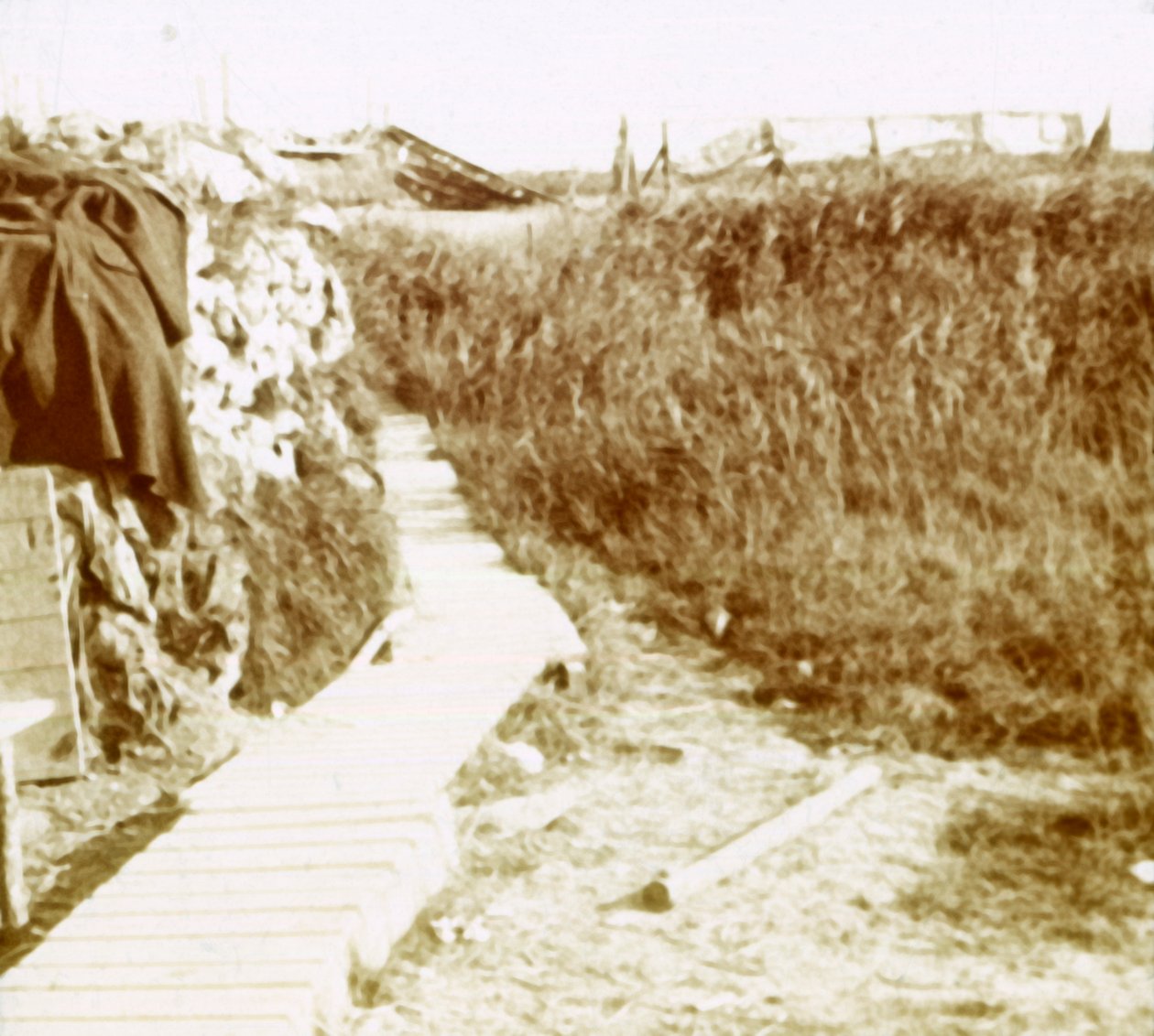 الخنادق ، Ramskapelle ، بلجيكا ، c1914-c1918 بواسطة غير معروف