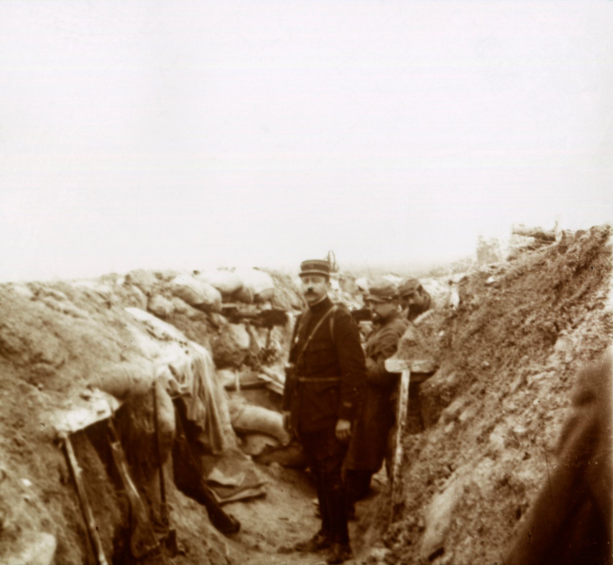 الخنادق في الشمبانيا ، شمال فرنسا ، c1914-c1918 بواسطة غير معروف