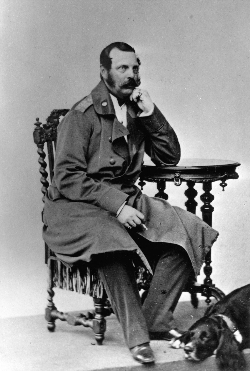 القيصر ألكسندر الثاني من روسيا ، 1863 بواسطة غير معروف