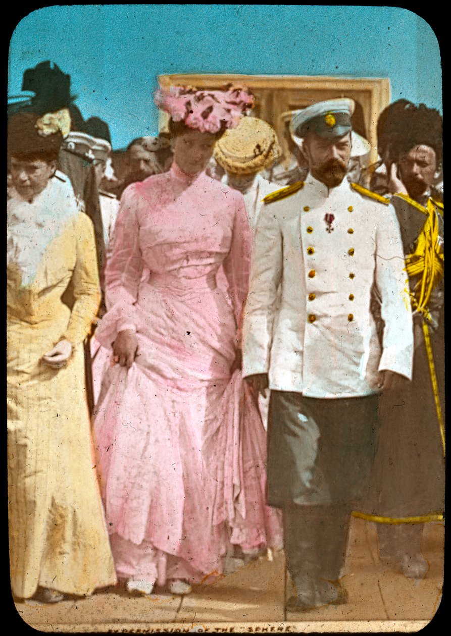 القيصر نيكولاس الثاني من روسيا و Tsarina Alexandra ، c1894-c1917 بواسطة غير معروف