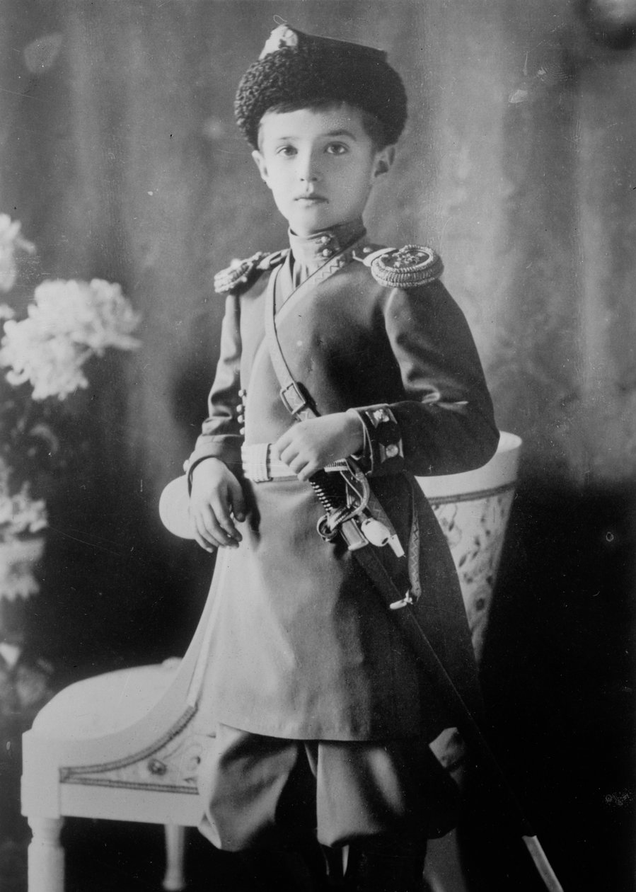 Tsarevich Alexei من روسيا ، c1910-c1914 بواسطة غير معروف