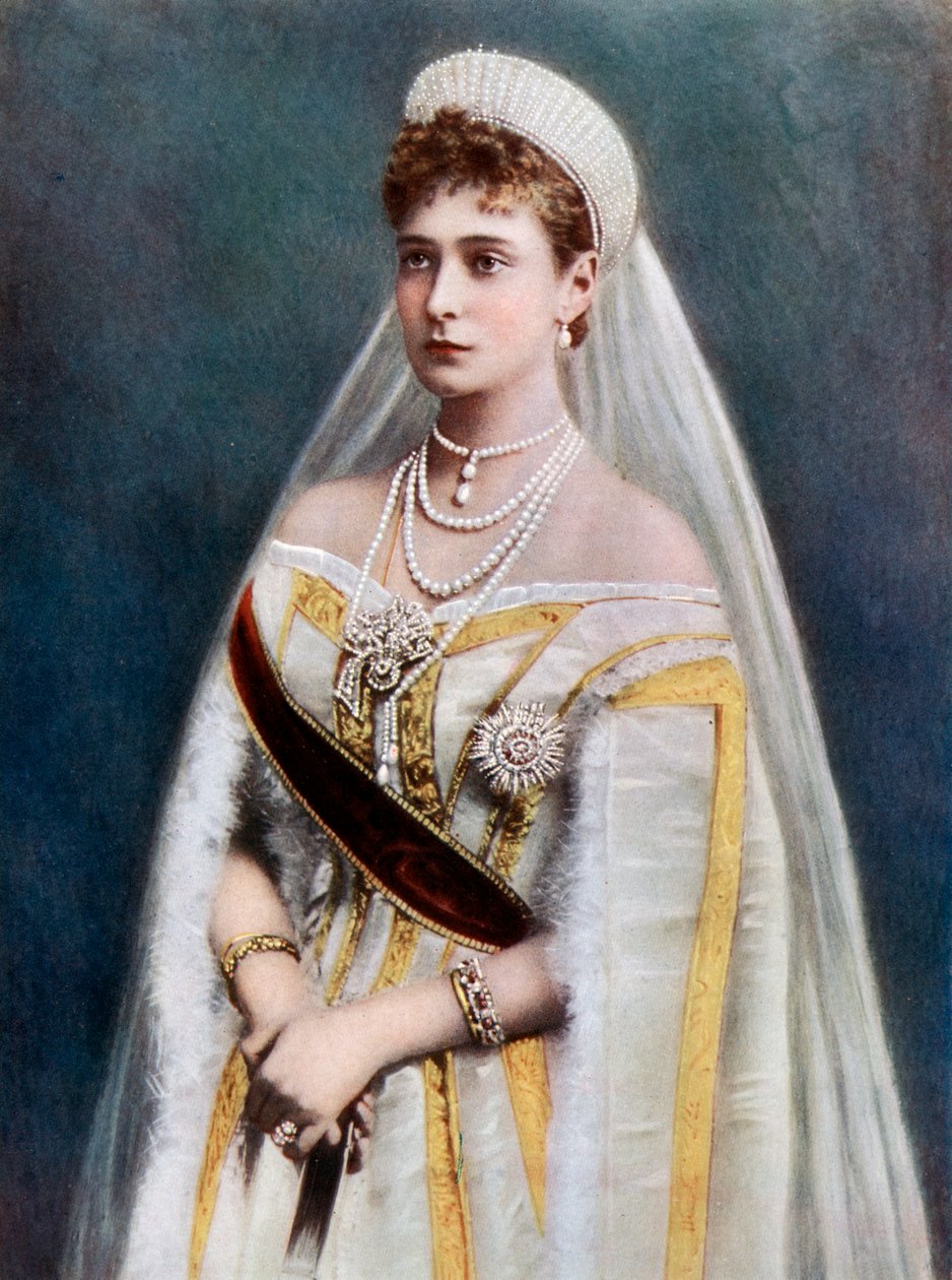 Tsarina Alexandra ، زوجة الإمبراطورة الروسية ، أواخر القرن التاسع عشر وأوائل القرن العشرين بواسطة غير معروف