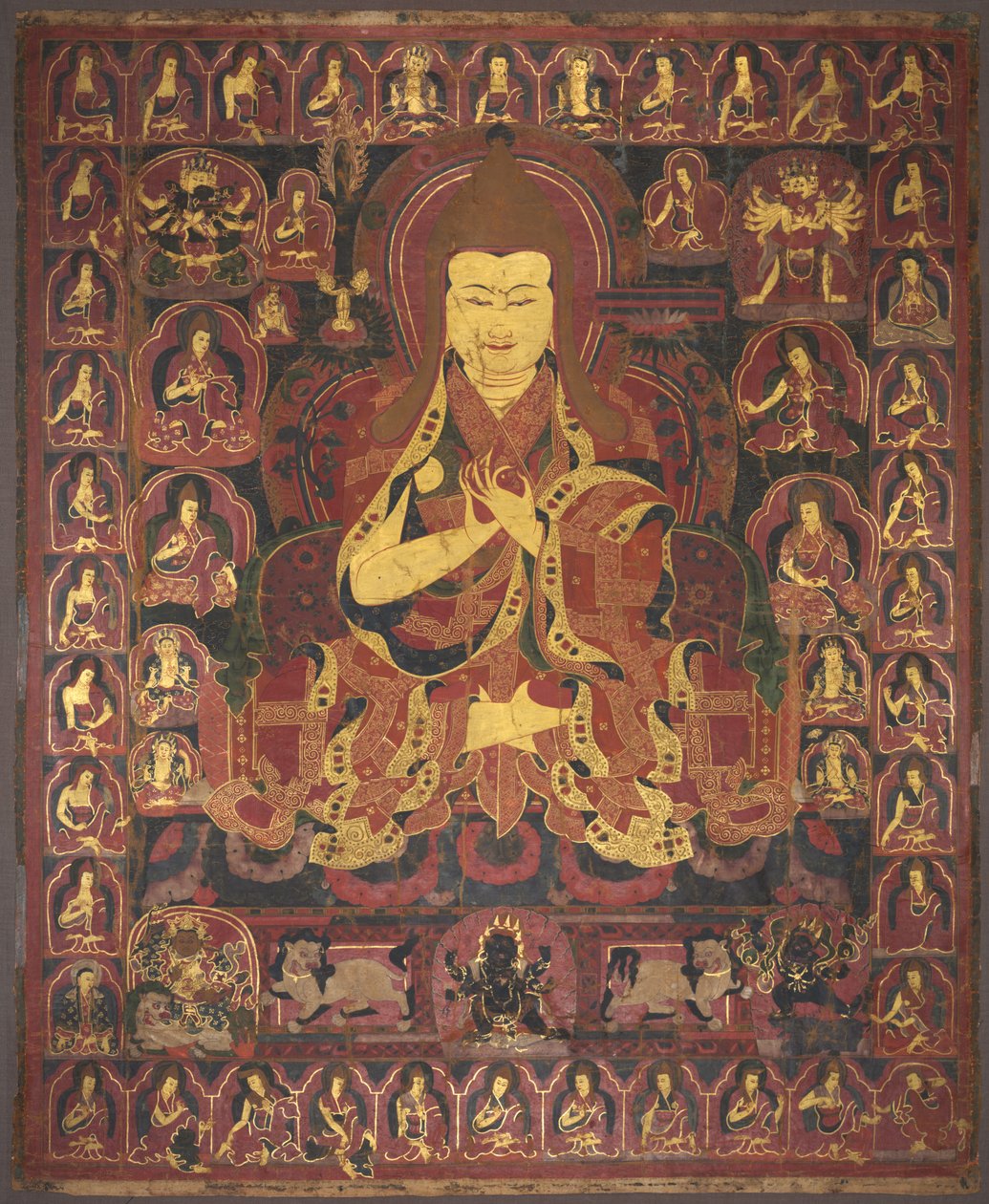 Tsong Khapa ، مؤسس ترتيب Geluk ، ج. 1440-1470. بواسطة غير معروف