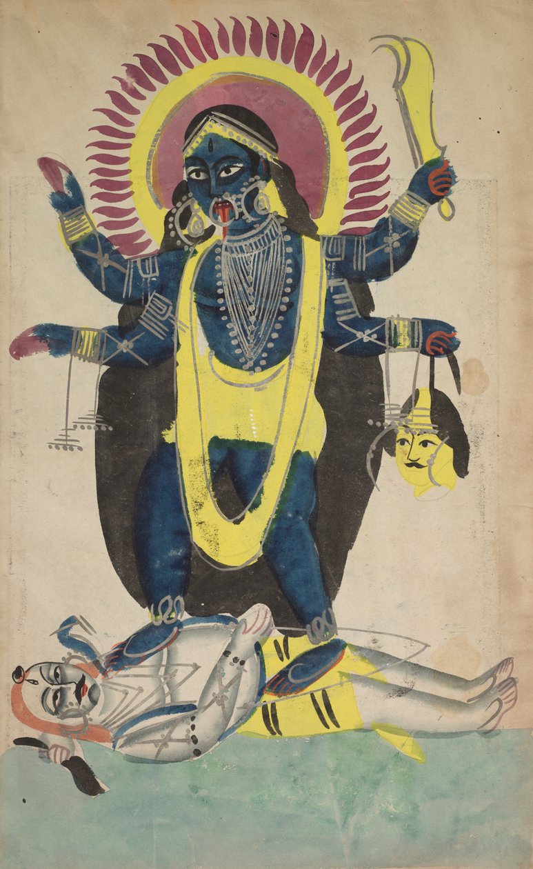 جانبان من كالي ، ج. 1880-1890. بواسطة غير معروف