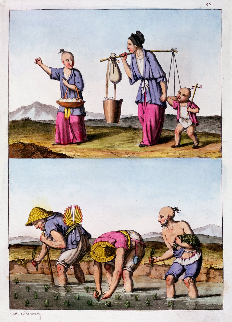 مشهدان صينيان ، c1830 بواسطة غير معروف