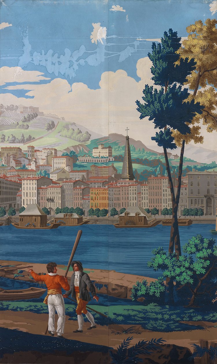 لوحتان مشتركتان: آراء ليون ، فرنسا ، الطبعة الأولى ، 1821. بواسطة غير معروف