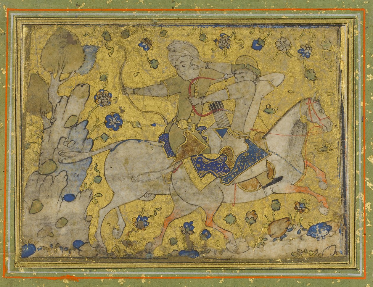 اثنان من المحاربين المحملين ، منتصف القرن السادس عشر. بواسطة غير معروف