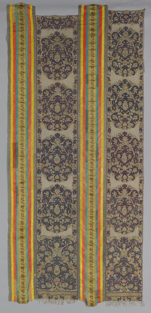 جزءان من الستار ، 1700. بواسطة غير معروف