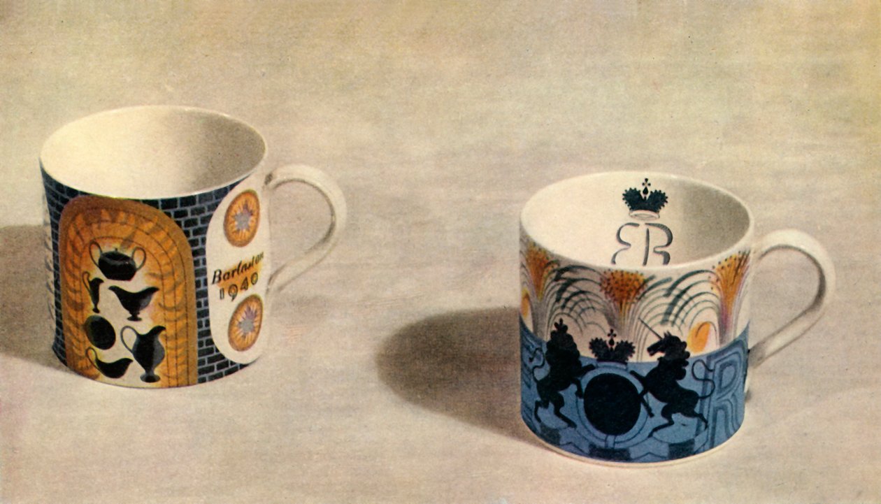 "كوبان من Wedgwood صممه Eric Ravilious" ، 1944. بواسطة غير معروف