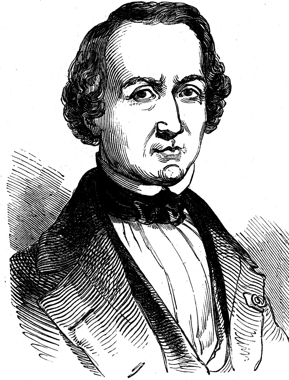 UJJ Leverrier ، عالم الفلك الفرنسي الذي حسب موقع كوكب نبتون عام 1846 1847 بواسطة غير معروف