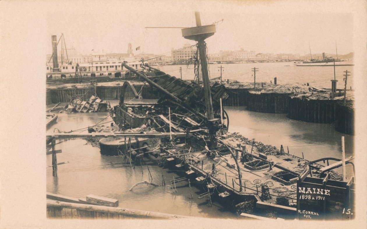 يو إس إس مين ، 1911 بواسطة غير معروف