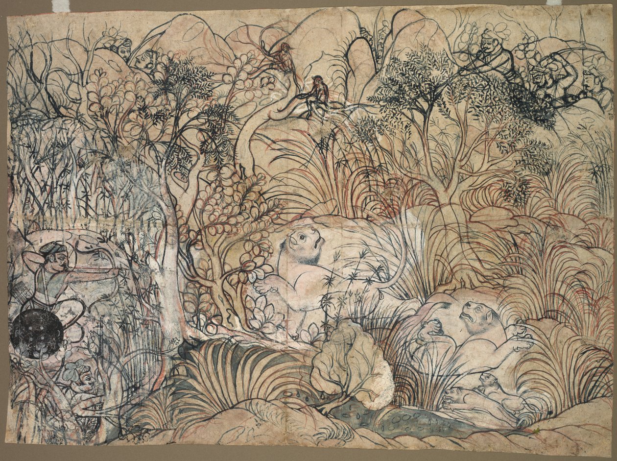 أوميد سينغ من City Hunting Lions ، ج. 1785-1790. بواسطة غير معروف