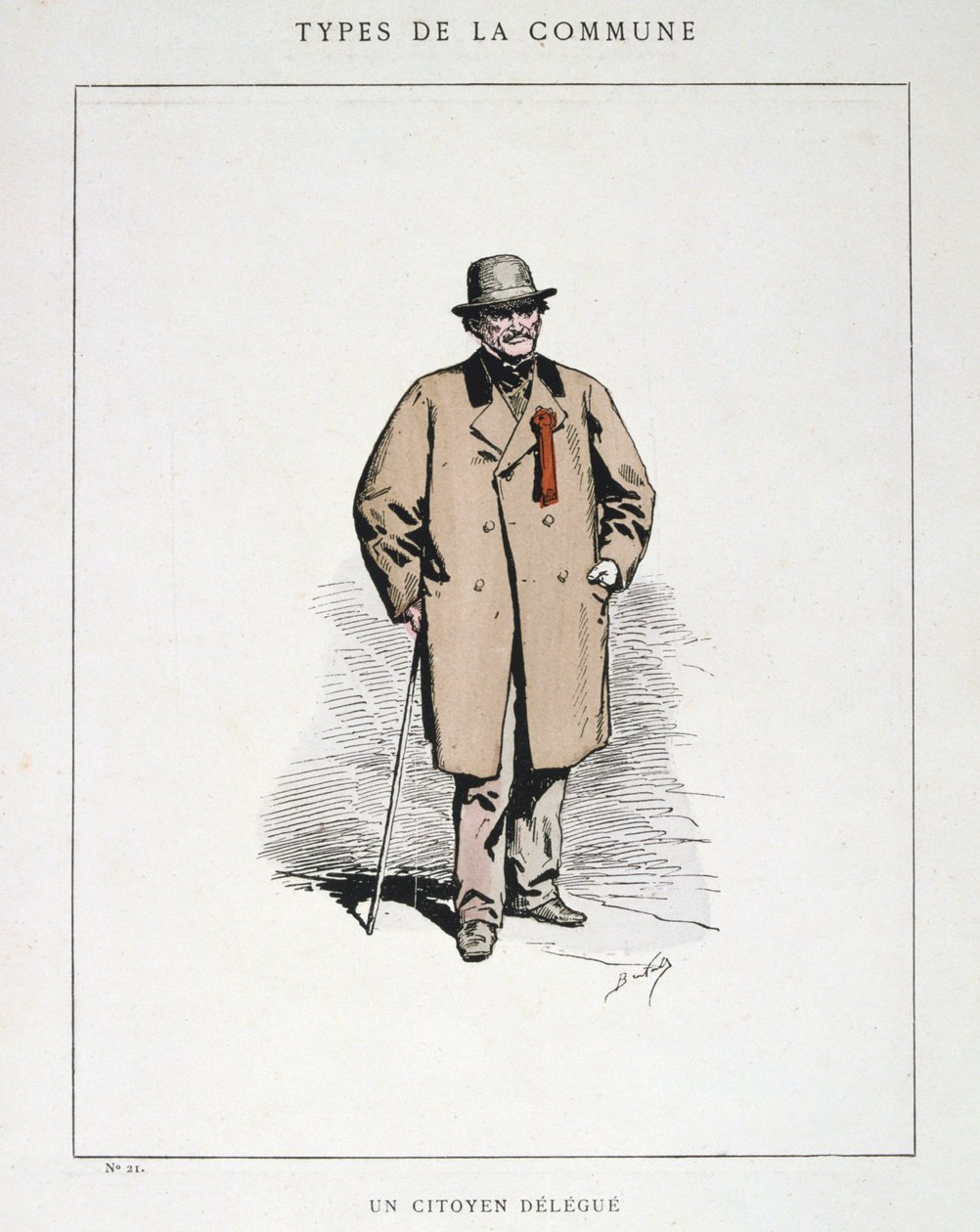 مندوب مواطن ، كومونة باريس ، 1871. بواسطة غير معروف