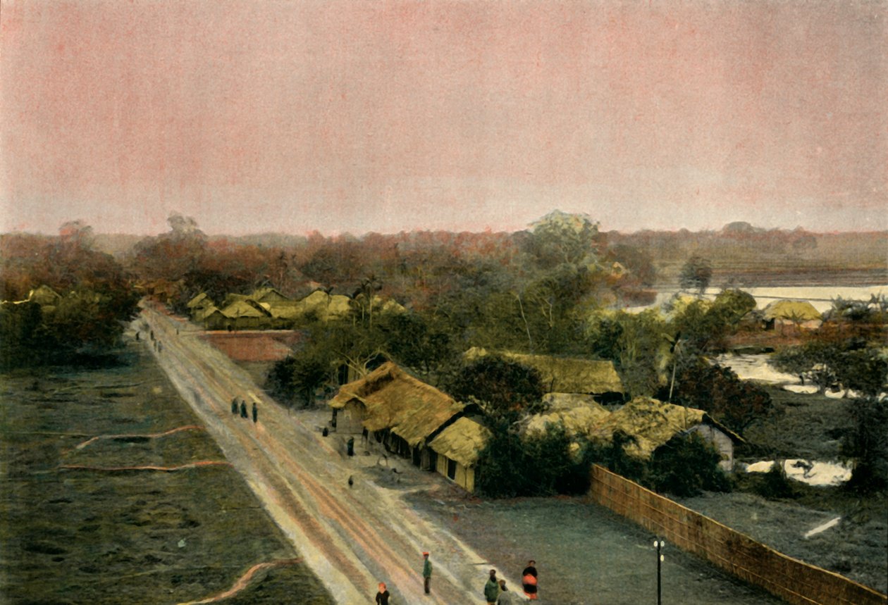 Un Village Tonkinois ، قرية في تونكين ، 1900. بواسطة غير معروف