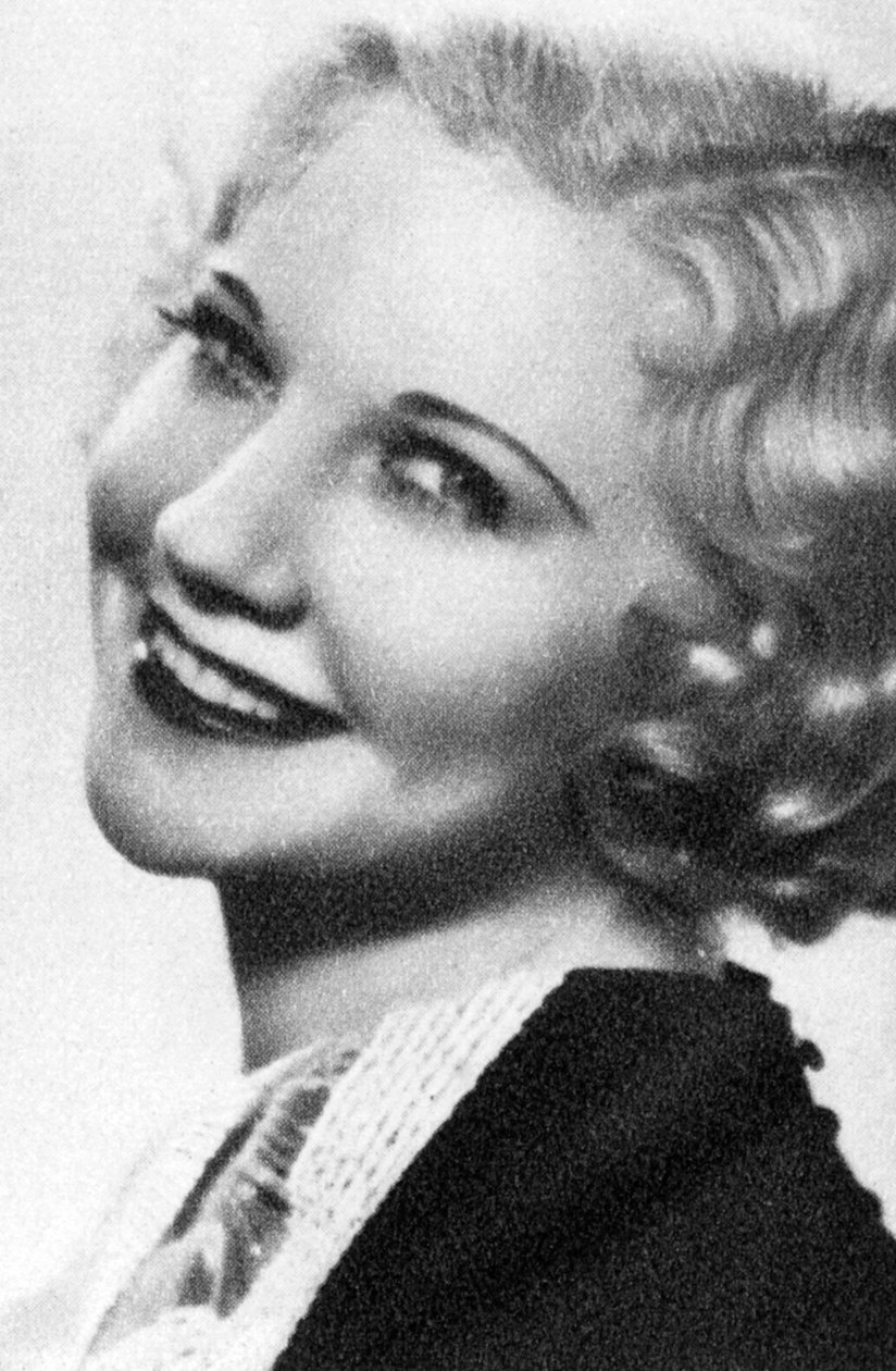 أونا ميركل ، ممثلة سينمائية أمريكية ، 1934-1935 بواسطة غير معروف